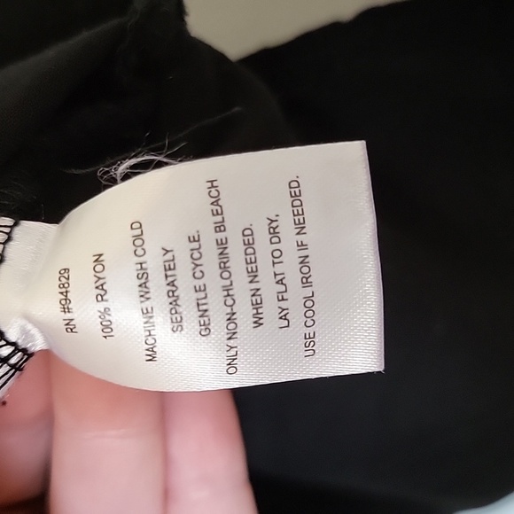 Derek Heart Cowgirl Fringe Embroidered Black Sleeveless Top 2X - Picture 5 of 7